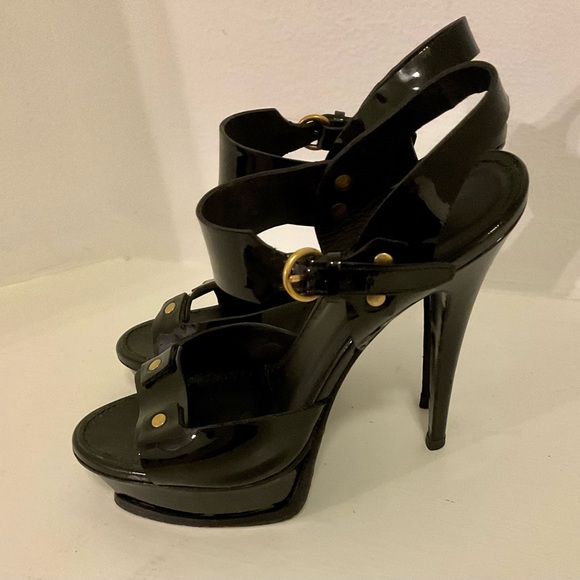 Yves Saint Laurent women's heeled sandals size 38. Made in Italy. - Picture 5 of 11